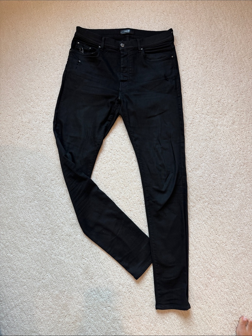 AMIRI mens Black Skinny Jeans